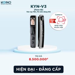 01 Khóa thông minh Face ID nhận diện khôn mặt - KEINO KYN-V3